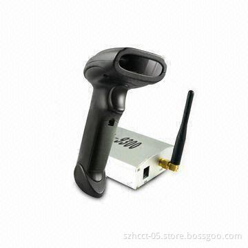 Wireless Barcode Scanner with Long Communication Distance, Measures 95 x 70 x 160mm